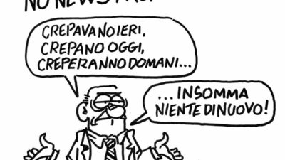 Copertina di La vignetta di Vauro