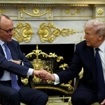 Copertina di Così Merz si fa fregare da Trump con gli F-35: tanti soldi e in anticipo