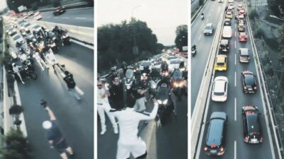 Copertina di Rapper blocca statale per girare un videoclip