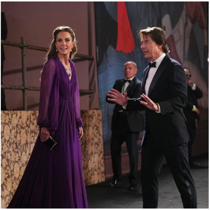 “Sono persone eccezionali”: Tom Cruise “adotta” Kate e William sul red carpet di “Digger”. L’abbraccio hollywoodiano che (per una sera) fa dimenticare i veleni di corte