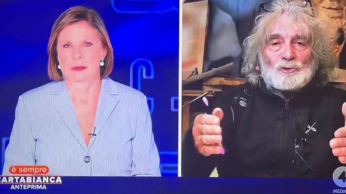“Mi tolga il contratto e me ne vado via stasera”, “Se non vuole restare, se ne può andare. Basta con i ricatti”: Mauro Corona si infuria con Bianca Berlinguer a “È sempre Cartabianca”