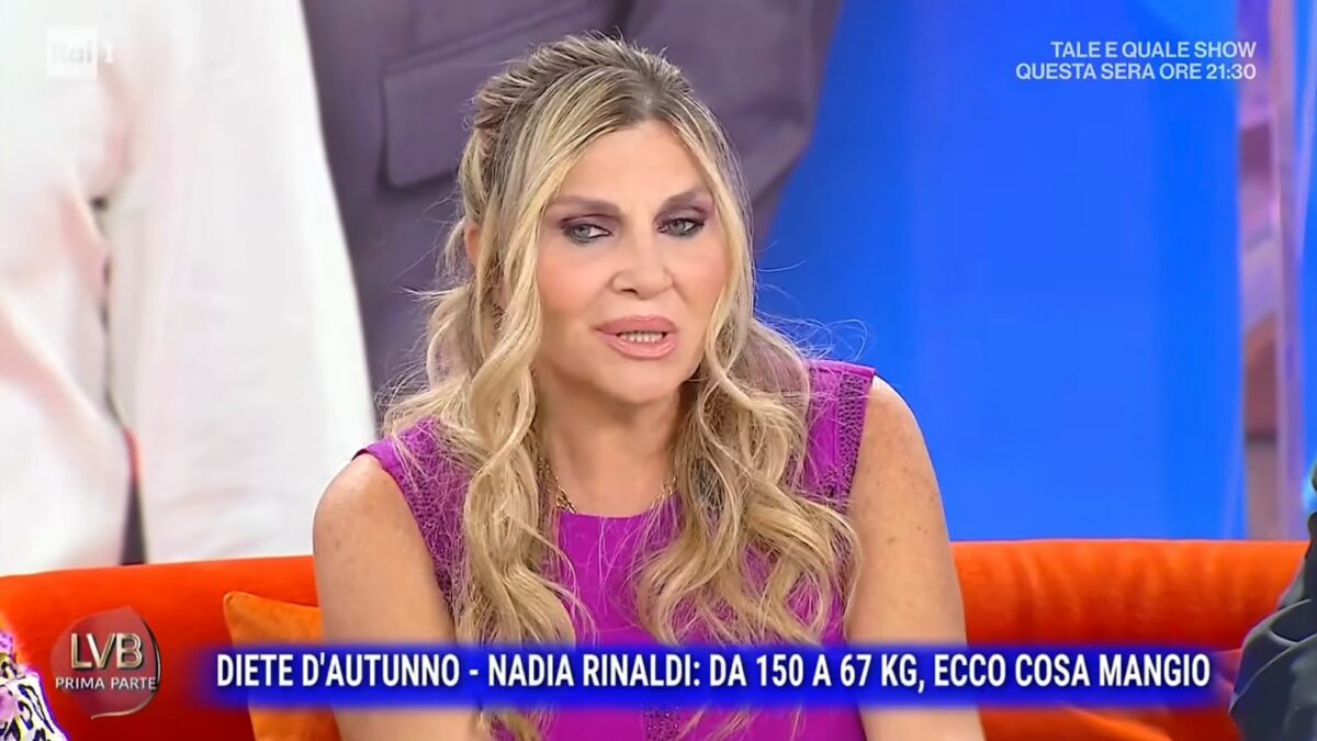 seguo un8217alimentazione proteica mangio la pasta e la pizza una volta a settimana nadia rinaldi racconta la sua dieta a la volta buona da Ilfattoquotidiano.it seguo un8217alimentazione proteica mangio la pasta e la pizza una volta a settimana nadia rinaldi racconta la sua dieta a la volta buona