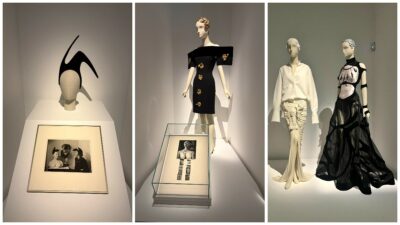 Copertina di Scarpe trasformate in cappelli, aragoste sugli abiti e la giacca “afrodisiaca”: la moda secondo Salvador Dalí in mostra a Palazzo Reale di Milano