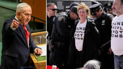 Copertina di Netanyahu all’aula vuota:   “La guerra è nostro diritto”