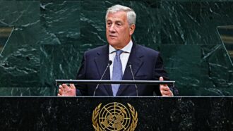 Copertina di L’italian-english (molto poco british) del ministro Tajani al Consiglio di sicurezza Onu | il video
