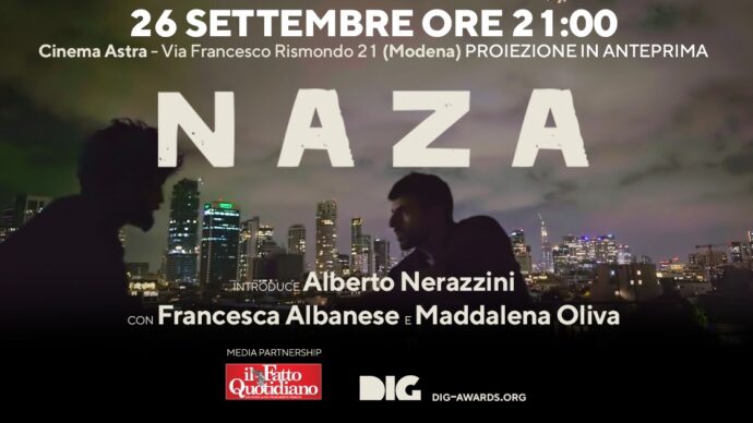 “Naza”, proiezione evento a Modena con Albanese, Oliva e Nerazzini: 10 posti riservati agli abbonati del Fatto Quotidiano