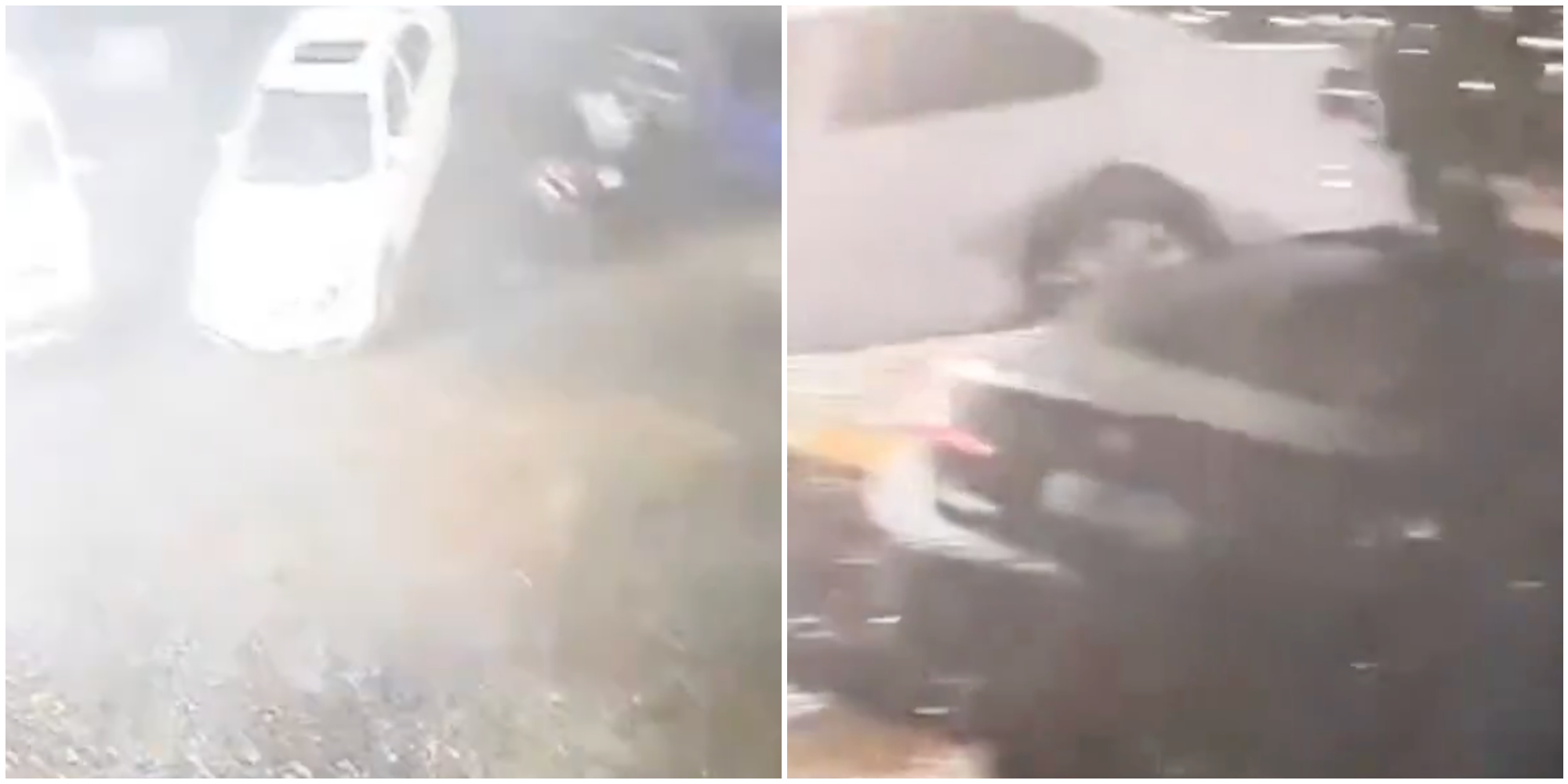 Il vento diventa un’arma: auto sollevata in aria e scagliata contro un’altra vettura. Ecco cos’è successo in Brasile – IL VIDEO