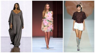 Copertina di Calze, uncinetto, reggiseni da passeggio e punte: tutte le tendenze della primavera/estate 2027 viste alle sfilate della Milano Fashion Week