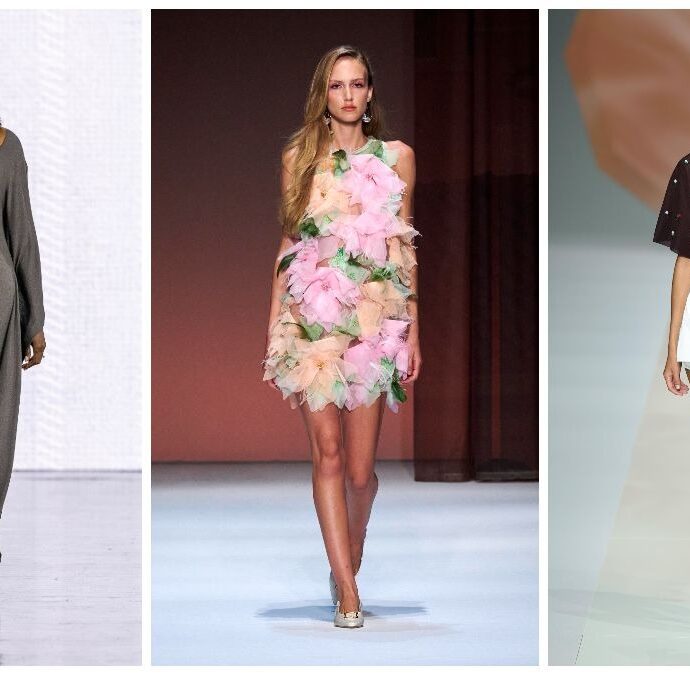 Calze, uncinetto, reggiseni da passeggio e punte: tutte le tendenze della primavera/estate 2027 viste alle sfilate della Milano Fashion Week