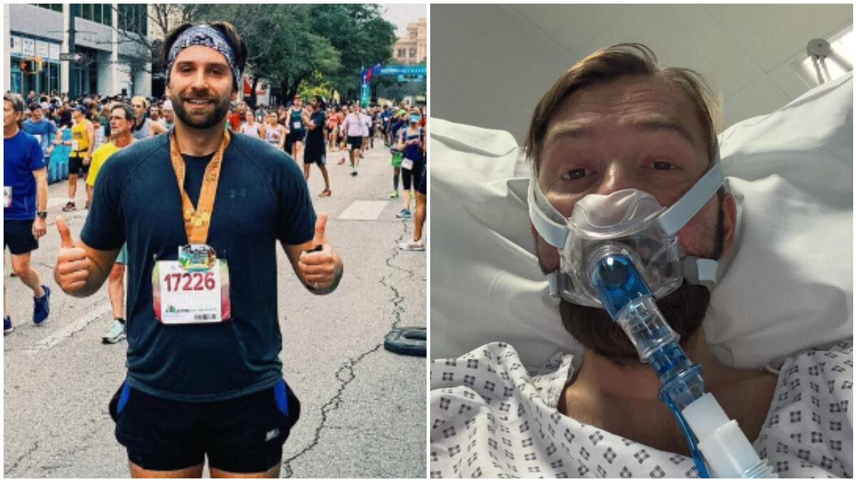 A 29 anni correva maratone, oggi ha bisogno dell’ossigeno per respirare: “Pensavo fosse solo stitichezza, ma era un tumore all’intestino”