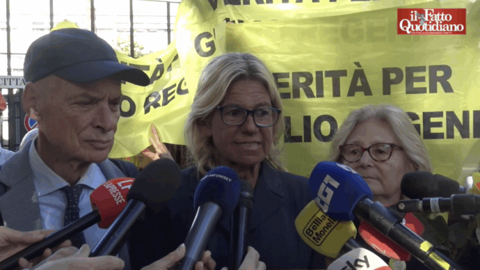 Regeni, sit-in davanti al tribunale di Roma nel giorno dell’udienza finale: presenti anche Schlein e Cuperlo