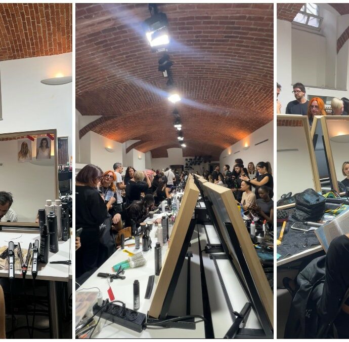 Capelli perfetti anche senza piega: siamo entrati nei backstage delle sfilate della Milano Fashion Week per scoprire come ottenere la “piega-non-piega” (e perché il segreto è il sale)