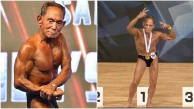 Copertina di “Sono la dimostrazione che nulla è impossibile, voglio gareggiare fino all’ultimo respiro. Il segreto dei miei muscoli? Non mangio carne né pesce, solo riso”: Toshisuke Kanazawa, il bodybuilder dei record che vince a 90 anni