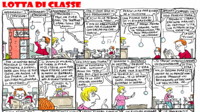 Copertina di Lotta di classe – La strip di Stefano Disegni