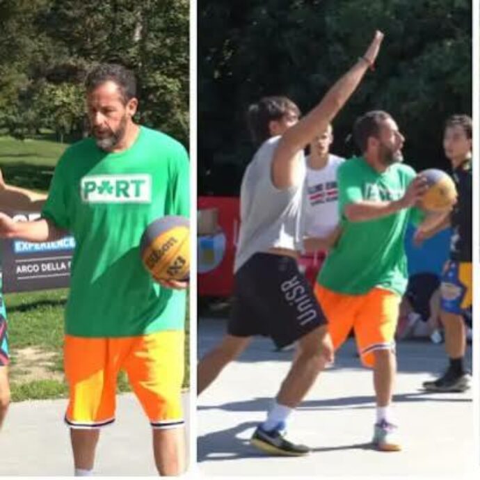 “Nonostante la fama e la ricchezza è rimasto sempre uguale”: altro che Fashion Week, Adam Sandler arriva a Milano e va a giocare a basket con gli studenti a Parco Sempione. Il video diventa virale