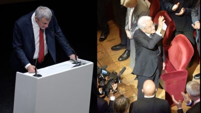 Copertina di “Spese per le armi a discapito di lavoro e sanità, basta”: l’appello di Landini di fronte a Mattarella alla festa per i 120 anni della Cgil