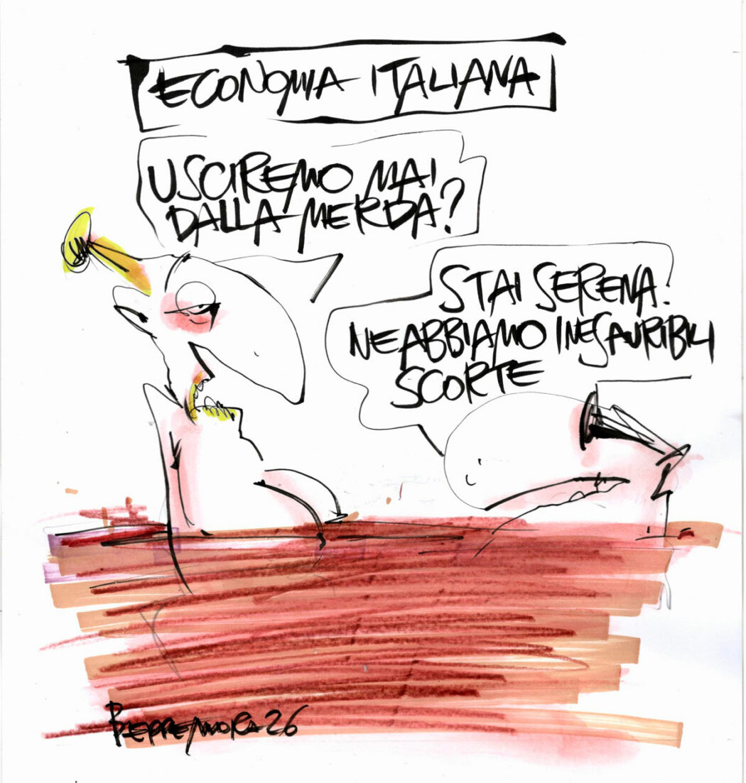 La vignetta di Beppe Mora