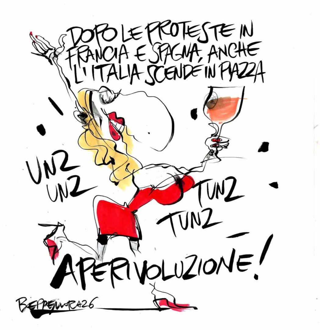 La vignetta di Beppe Mora