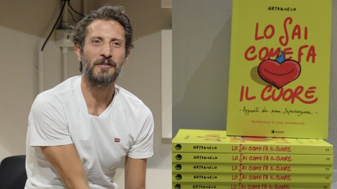 Natangelo presenta il suo libro “Lo sai come fa il cuore” a Milano: “La fine di una storia d’amore chiede la stessa cura del suo inizio”