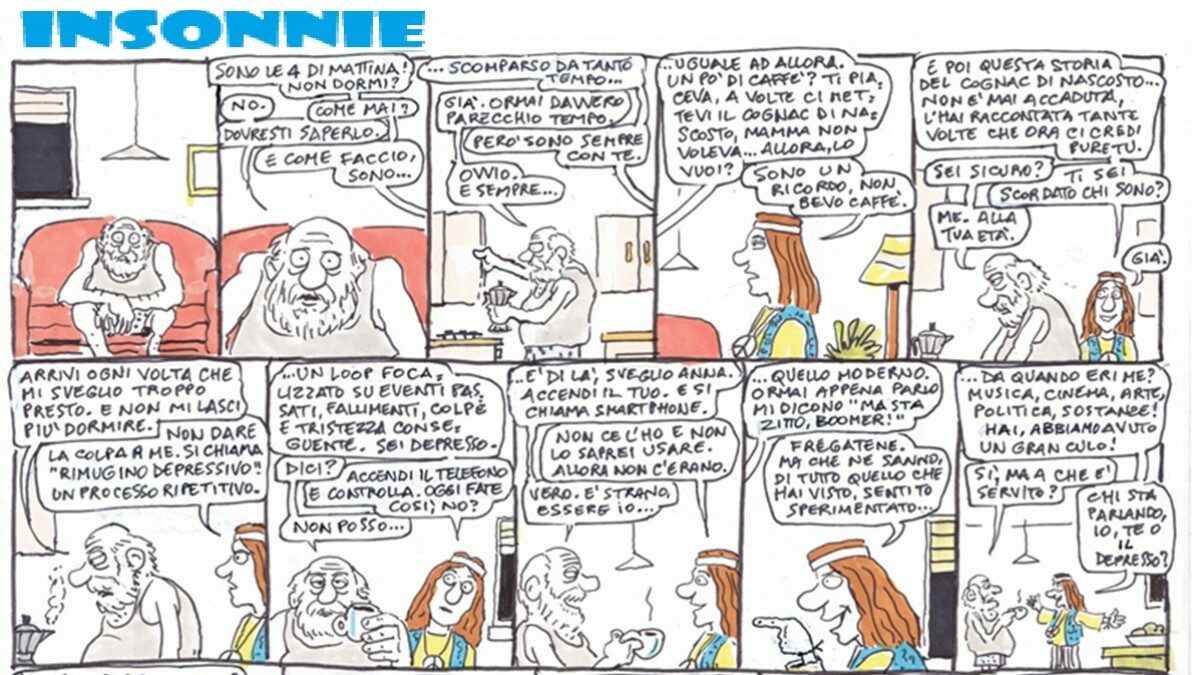 insonnie 8211 la strip di stefano disegni da Ilfattoquotidiano.it insonnie 8211 la strip di stefano disegni