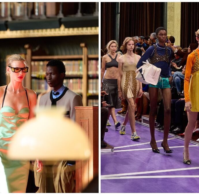 Gli abiti che forse non indosseremo mai contro quelli che mettiamo ogni giorno: Valentino e Miu Miu raccontano le due anime della moda a Parigi
