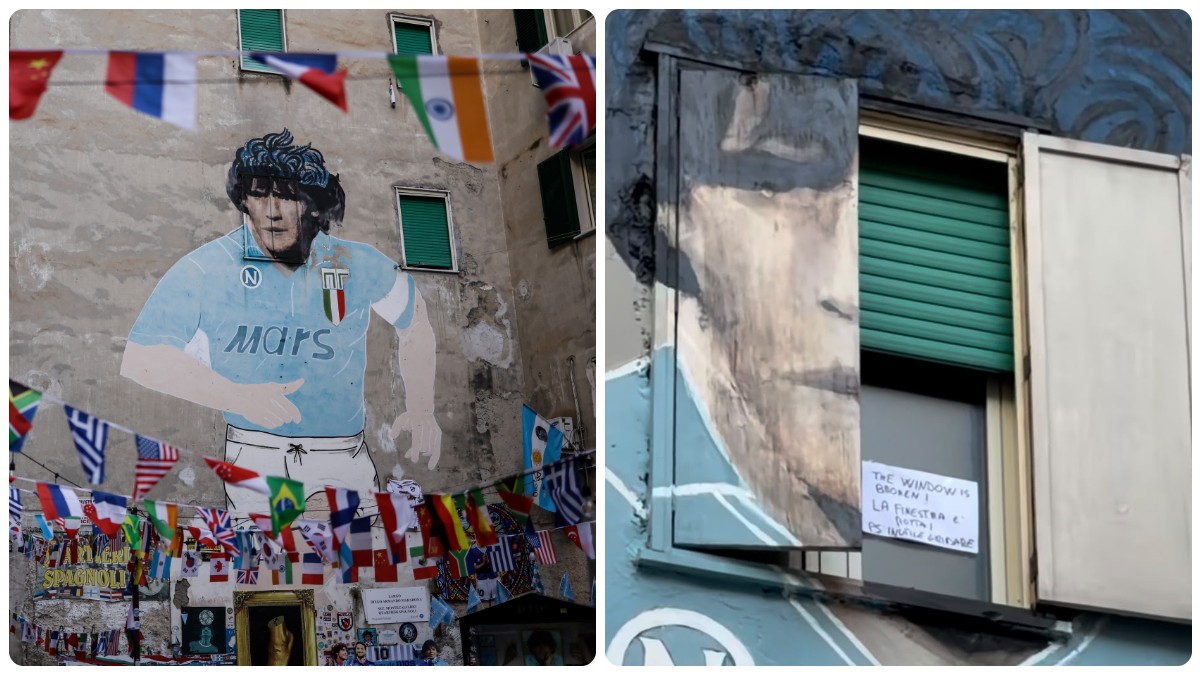 la finestra 232 rotta inutile gridare il murales di maradona a napoli perde met224 viso pochi giorni dopo il nuovo restauro da Ilfattoquotidiano.it la finestra 232 rotta inutile gridare il murales di maradona a napoli perde met224 viso pochi giorni dopo il nuovo restauro