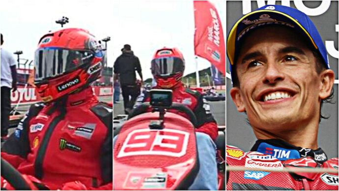 Così Marc Márquez ha ingannato la MotoGp: alla gara di kart con gli altri piloti ha mandato in pista una sosia. “A volte bisogna essere egoisti”