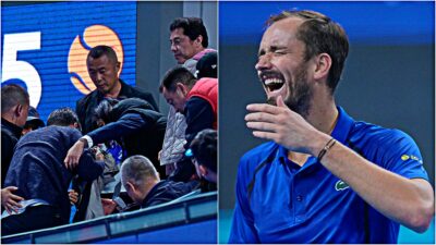 Copertina di Follia a Pechino: Medvedev colpisce uno spettatore e viene squalificato. Djokovic in finale: “Scioccante”