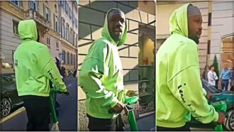 Copertina di Thuram fermato in monopattino a Milano, gli chiedono chi sia: “Sono Rafael Leao. Galatasaray” | Video