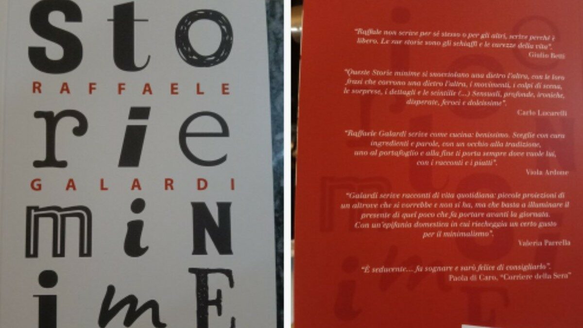Storie minime: le strade di Torino, gli amorevoli sensi, la cucina e l’esistenzialismo nei racconti (di formazione) sottili e graffianti di Raffaele Galardi