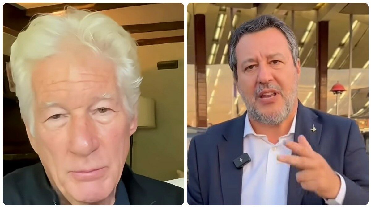 “La migrazione può essere gestita senza condizioni disumane: la paura sta sostituendo la compassione”: così Richard Gere. E Salvini replica: “Caro radical chic che vivi nel lusso…”