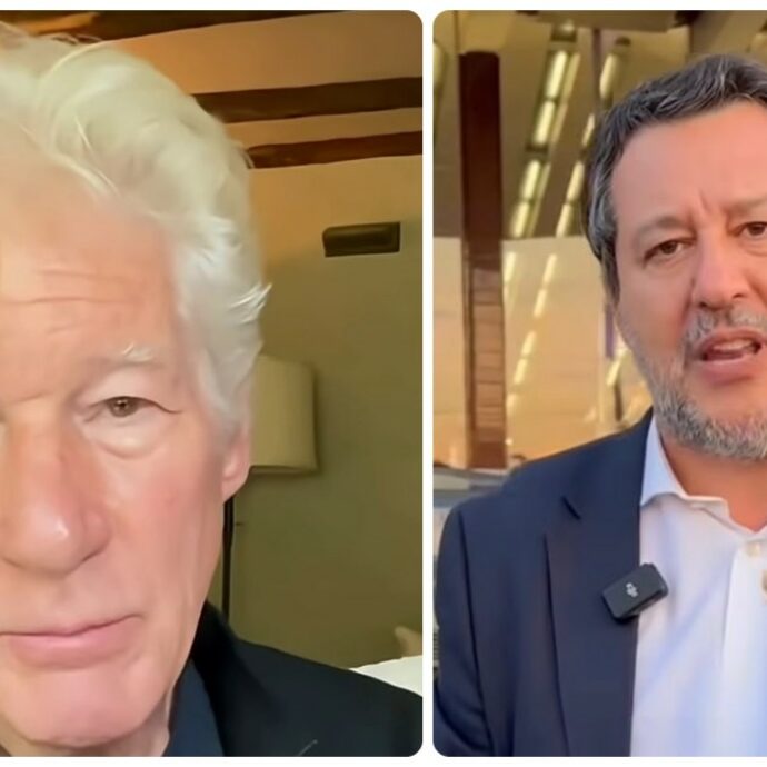 “La migrazione può essere gestita senza condizioni disumane: la paura sta sostituendo la compassione”: così Richard Gere. E Salvini replica: “Caro radical chic che vivi nel lusso…”