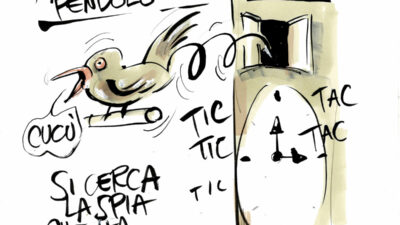 Copertina di La vignetta di Beppe Mora