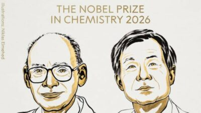 Copertina di Nobel per la Chimica 2026 a Henri B. Kagan e Kenso Soai: “Le loro scoperte decisive per i chi progetta reazioni per la produzione di farmaci”