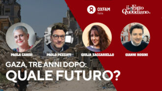 Copertina di Gaza, tre anni dopo: quale futuro? La diretta con la giornalista Paola Caridi e Paolo Pezzati di Oxfam Italia
