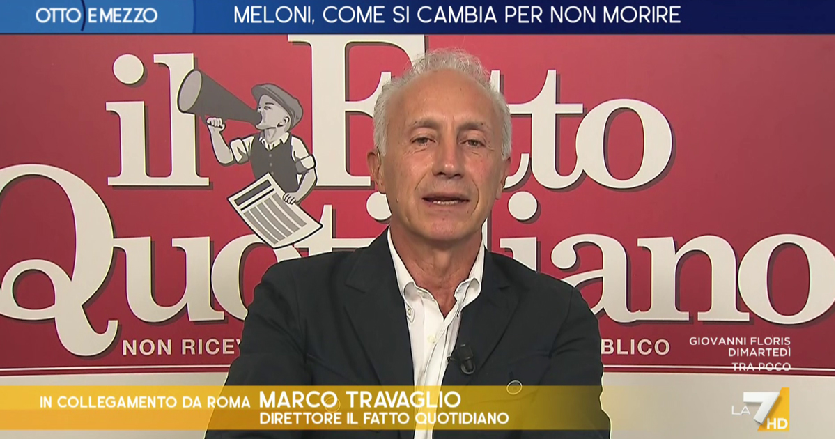 caro benzina travaglio a la7 meloni prenda i miliardi dagli extraprofitti di chi specula sulle guerre o li tolga al riarmo e li dia agli italiani da Ilfattoquotidiano.it caro benzina travaglio a la7 meloni prenda i miliardi dagli extraprofitti di chi specula sulle guerre o li tolga al riarmo e li dia agli italiani