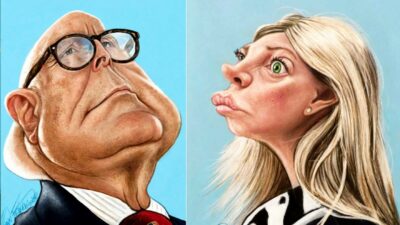 Copertina di Ambizioni e guai  di Giusi&Gaetano  a tutta Forza Italia
