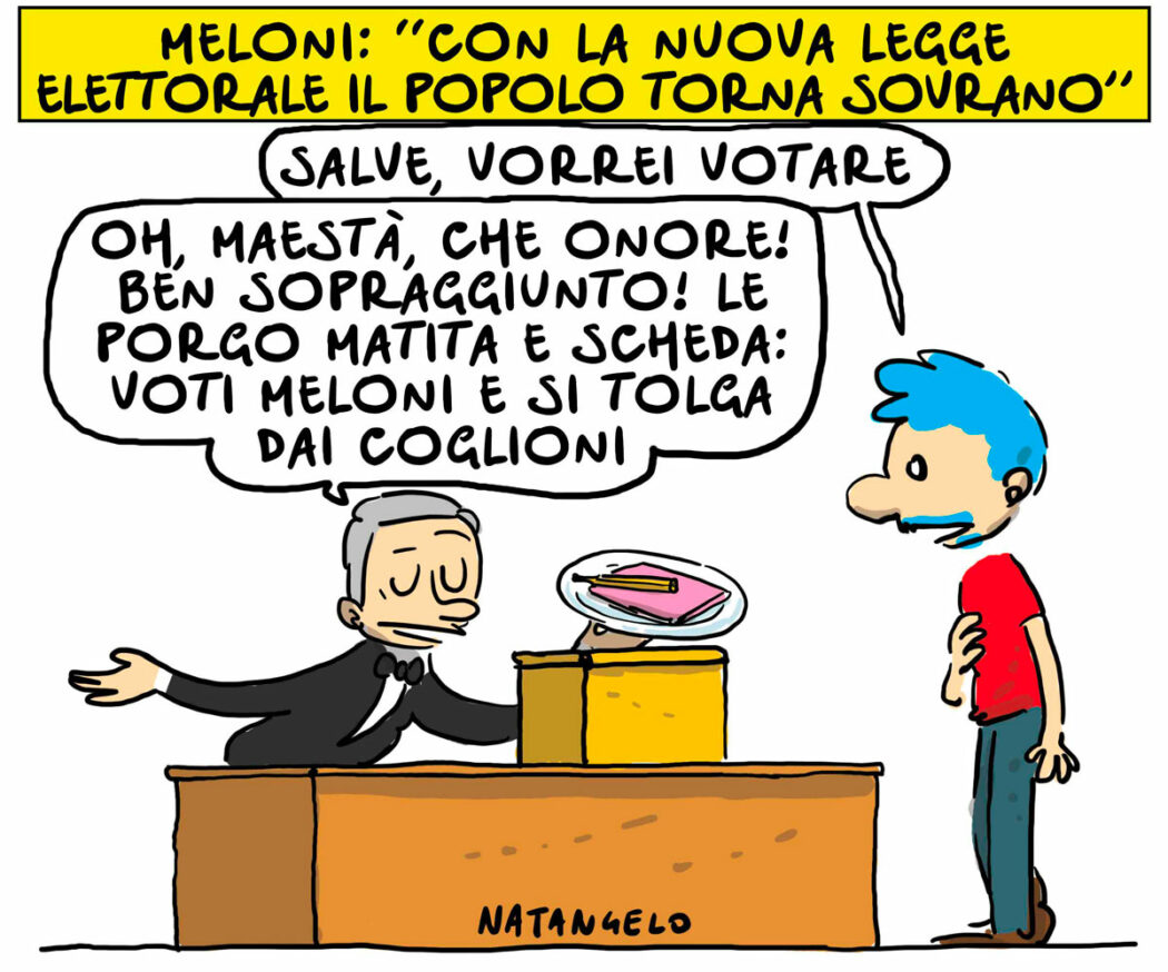 La vignetta di Natangelo