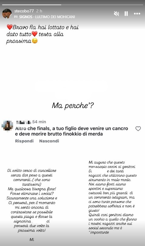 “Altro che Finals, a tuo figlio deve venire un cancro e deve morire”: il padre di Cobolli denuncia gli insulti social