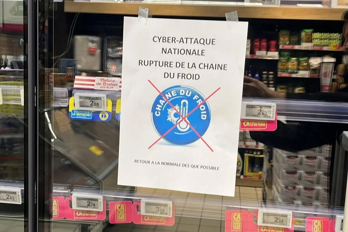 Hacker attaccano supermercati francesi: celle frigo a 50°, danni milionari