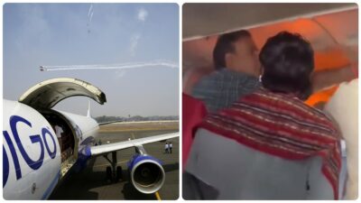 Copertina di Panico in aereo per le fiamme causate da un power bank in cappelliera: “È stato rilevato del fumo proveniente da un dispositivo elettronico personale di un passeggero”: