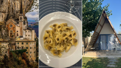 Copertina di La chiesa nella roccia diventata virale sui social, i tortellini del “nodo d’amore” e le degustazioni tra i vigneti: la nostra guida per un weekend d’autunno low cost alla scoperta dei luoghi insoliti del Lago di Garda