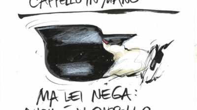Copertina di La vignetta di Beppe Mora