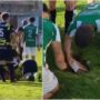 Copertina di Si apre una voragine in campo, i calciatori la riparano con mattoni e sabbia: poi la partita riparte | Domeniche Bestiali