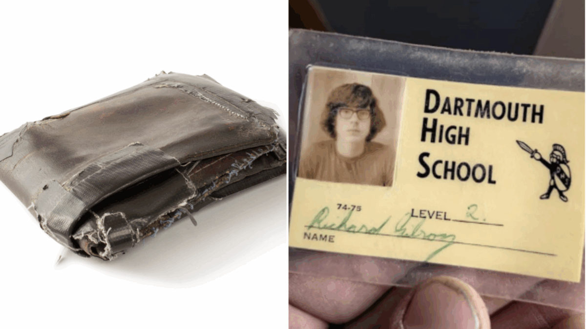 durante i lavori in casa scoprono un portafoglio rimasto nascosto per 51 anni sotto le assi del pavimento la foto di un vecchio tesserino scolastico su facebook svela a chi appartiene da Ilfattoquotidiano.it durante i lavori in casa scoprono un portafoglio rimasto nascosto per 51 anni sotto le assi del pavimento la foto di un vecchio tesserino scolastico su facebook svela a chi appartiene
