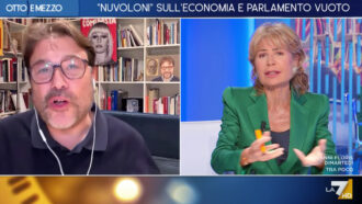Gruber vs Montanari: "Senza Renzi il centrosinistra perde". "Con lui chi manifesta per Gaza resta a casa"