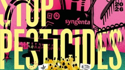 Copertina di “Basta vendere pesticidi vietati”. La mobilitazione contro Syngenta e il doppio standard del mercato