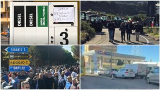 Proteste Ilva e agricoltori: pompe di benzina a secco in Puglia e Calabria