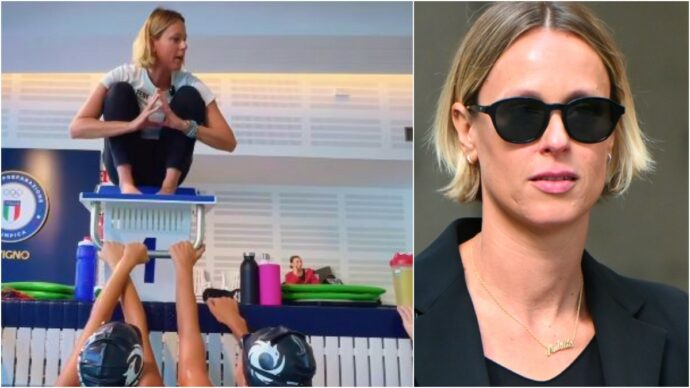 Federica Pellegrini ai suoi allievi: “Se la sera prima vi viene un cagotto, il giorno dopo non gareggiate? Sì, gareggiamo anche con 40 di febbre. Dipende da quanto lo vuoi”. Scoppia la polemica