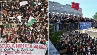 Copertina di Gli studenti tornano in piazza in tutta Italia per il “No Meloni day”, cortei e occupazioni: “Facciamo come in Francia”